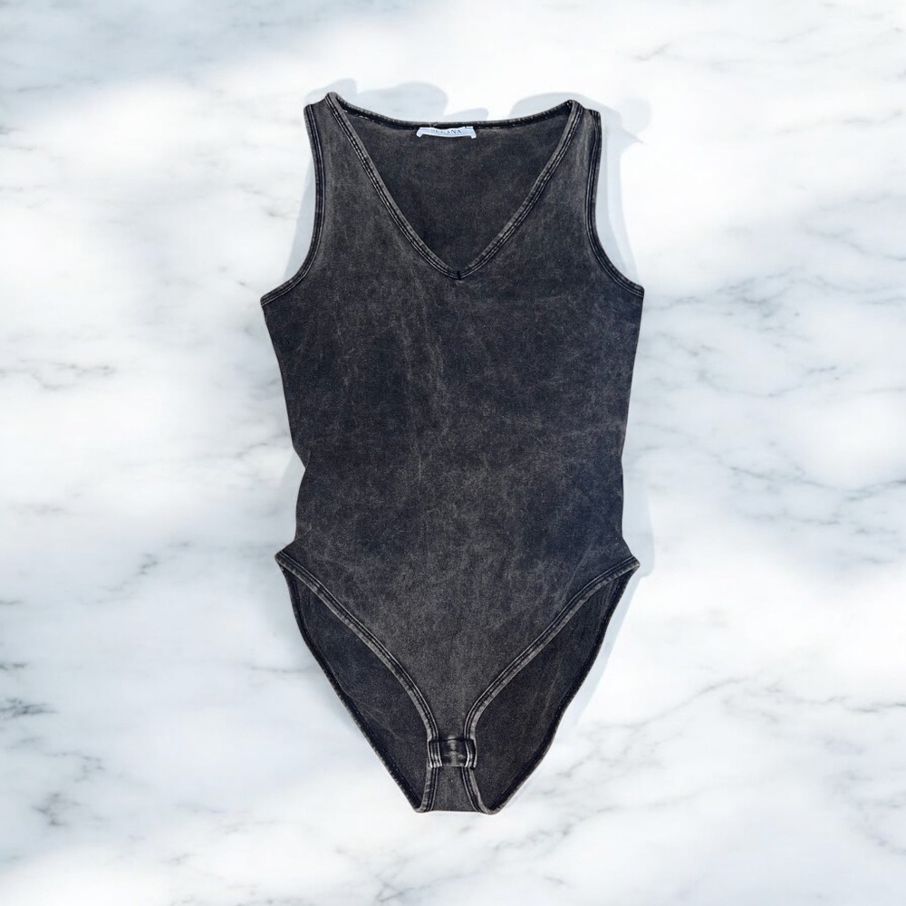 Zenana Bodysuit • Ash Black